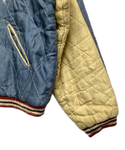 東洋エンタープライズ（トウヨウエンタープライズ）東洋エンタープライズ (トウヨウエンタープライズ) スーベニアジャケット ネイビー×ベージュ サイズ:XLの古着・服飾アイテム