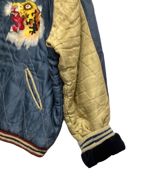 東洋エンタープライズ（トウヨウエンタープライズ）東洋エンタープライズ (トウヨウエンタープライズ) スーベニアジャケット ネイビー×ベージュ サイズ:XLの古着・服飾アイテム