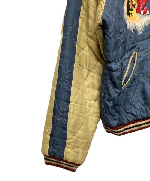 東洋エンタープライズ（トウヨウエンタープライズ）東洋エンタープライズ (トウヨウエンタープライズ) スーベニアジャケット ネイビー×ベージュ サイズ:XLの古着・服飾アイテム