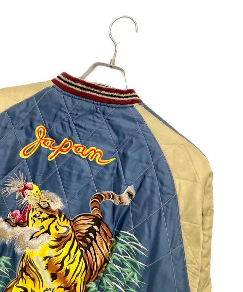 東洋エンタープライズ（トウヨウエンタープライズ）東洋エンタープライズ (トウヨウエンタープライズ) スーベニアジャケット ネイビー×ベージュ サイズ:XLの古着・服飾アイテム