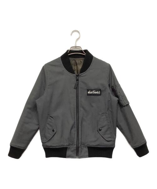 WILD THINGS（ワイルドシングス）WILD THINGS (ワイルドシングス) MA-1ジャケット グレー サイズ:SIZE ONEの古着・服飾アイテム