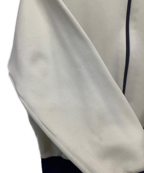 adidas（アディダス）adidas (アディダス) トラックジャケット　アディダス　デサント アイボリー×ブルー サイズ:3号の古着・服飾アイテム