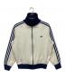 adidas（アディダス）の古着「トラックジャケット　アディダス　デサント」｜アイボリー×ブルー