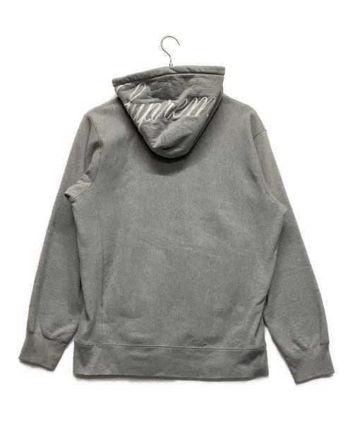 SUPREME（シュプリーム）SUPREME (シュプリーム) 15AW Classic Script Hooded Sweatshirt グレー サイズ:XLの古着・服飾アイテム
