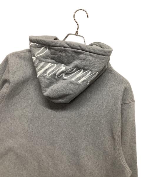 SUPREME（シュプリーム）SUPREME (シュプリーム) 15AW Classic Script Hooded Sweatshirt グレー サイズ:XLの古着・服飾アイテム