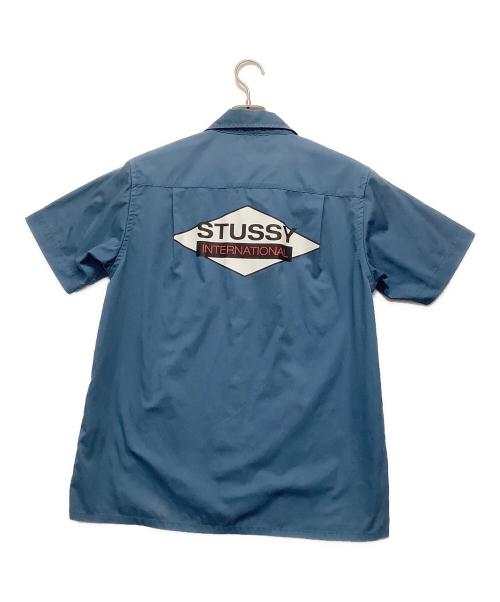 stussy（ステューシー）stussy (ステューシー) 半袖シャツ　stussy ブルー サイズ:Sサイズの古着・服飾アイテム