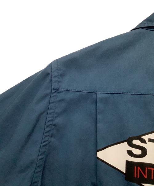 stussy（ステューシー）stussy (ステューシー) 半袖シャツ　stussy ブルー サイズ:Sサイズの古着・服飾アイテム
