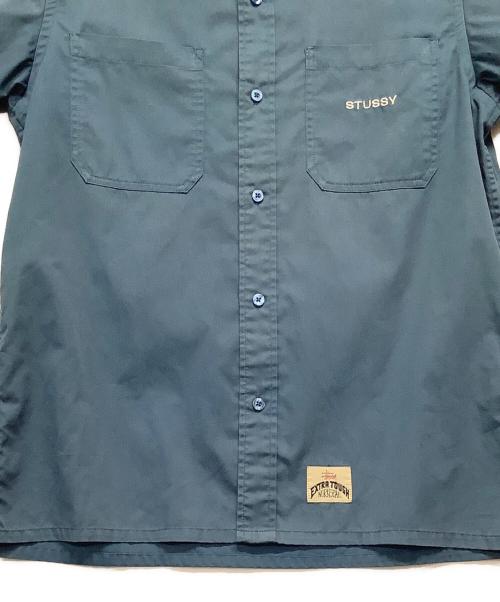 stussy（ステューシー）stussy (ステューシー) 半袖シャツ　stussy ブルー サイズ:Sサイズの古着・服飾アイテム