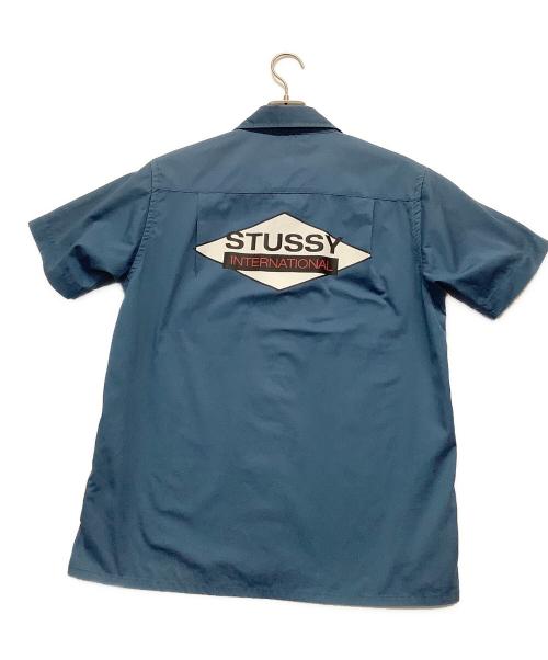 stussy（ステューシー）stussy (ステューシー) 半袖シャツ　stussy ブルー サイズ:Sサイズの古着・服飾アイテム