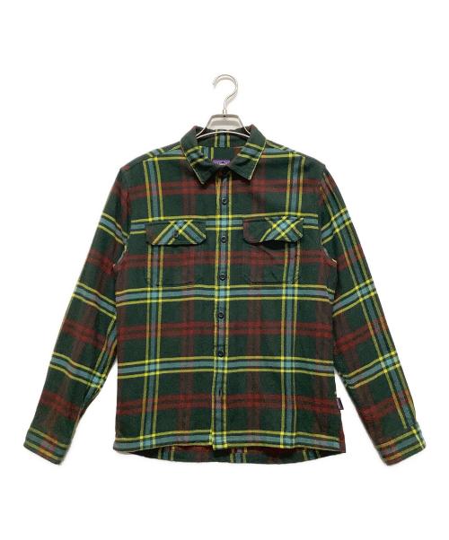 Patagonia（パタゴニア）Patagonia (パタゴニア) フィヨルドフランネルシャツ グリーン サイズ:Sの古着・服飾アイテム