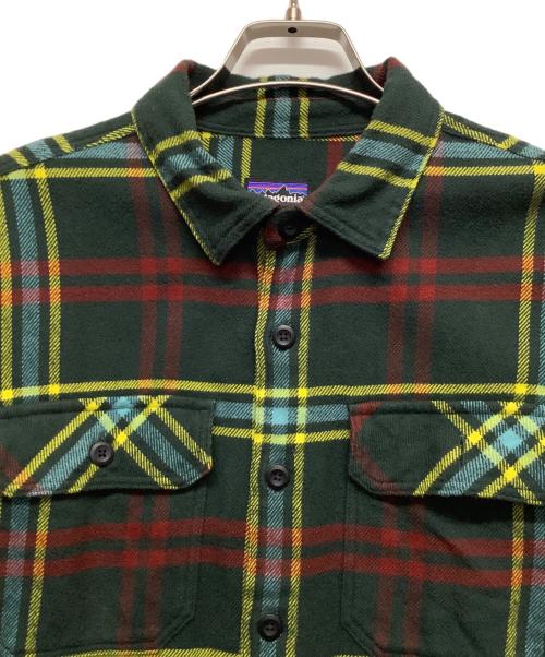 Patagonia（パタゴニア）Patagonia (パタゴニア) フィヨルドフランネルシャツ グリーン サイズ:Sの古着・服飾アイテム