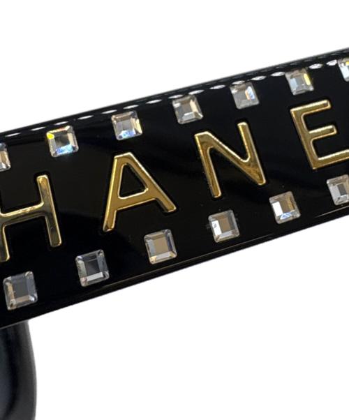 CHANEL（シャネル）CHANEL (シャネル) CHANEL　キャッツアイシェイプ ロゴ サングラス　サングラス ブラックの古着・服飾アイテム