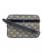 CELINEセリーヌ）の古着「スモールメッセンジャーバッグ　CELINE」｜グレー