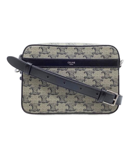 CELINE（セリーヌ）CELINE (セリーヌ) スモールメッセンジャーバッグ　CELINE グレーの古着・服飾アイテム