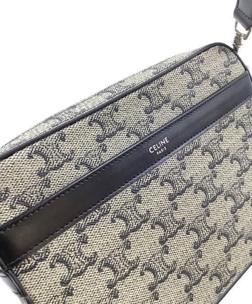 CELINE（セリーヌ）CELINE (セリーヌ) スモールメッセンジャーバッグ　CELINE グレーの古着・服飾アイテム