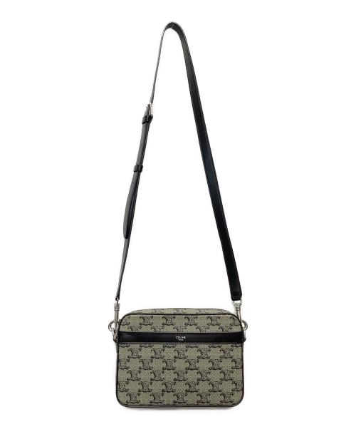 CELINE（セリーヌ）CELINE (セリーヌ) スモールメッセンジャーバッグ　CELINE グレーの古着・服飾アイテム