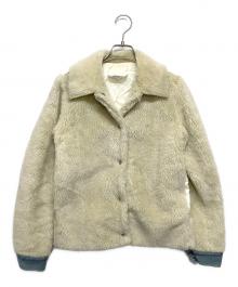 MM6 Maison Margiela（エムエムシックスメゾンマルジェラ）の古着「ボアジャケット」｜アイボリー