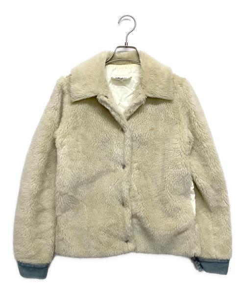 MM6 Maison Margiela（エムエムシックスメゾンマルジェラ）MM6 Maison Margiela (エムエムシックスメゾンマルジェラ) ボアジャケット アイボリー サイズ:36の古着・服飾アイテム