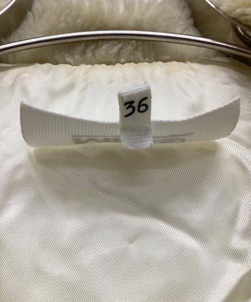 MM6 Maison Margiela（エムエムシックスメゾンマルジェラ）MM6 Maison Margiela (エムエムシックスメゾンマルジェラ) ボアジャケット アイボリー サイズ:36の古着・服飾アイテム