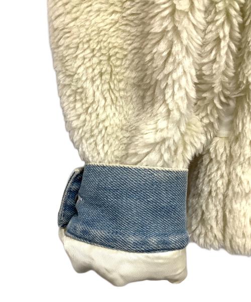MM6 Maison Margiela（エムエムシックスメゾンマルジェラ）MM6 Maison Margiela (エムエムシックスメゾンマルジェラ) ボアジャケット アイボリー サイズ:36の古着・服飾アイテム