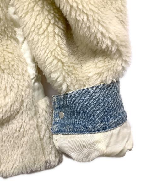 MM6 Maison Margiela（エムエムシックスメゾンマルジェラ）MM6 Maison Margiela (エムエムシックスメゾンマルジェラ) ボアジャケット アイボリー サイズ:36の古着・服飾アイテム
