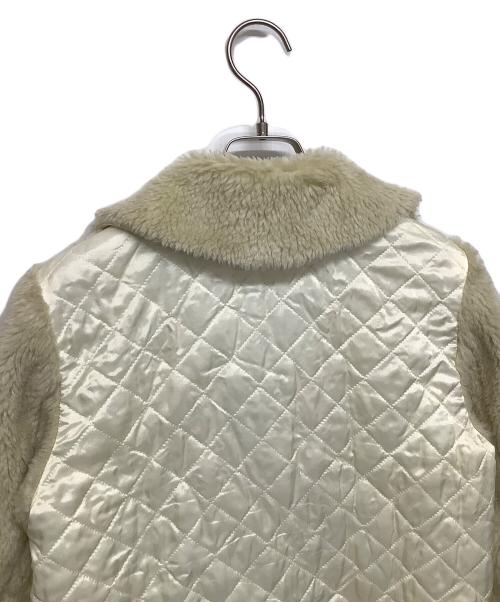 MM6 Maison Margiela（エムエムシックスメゾンマルジェラ）MM6 Maison Margiela (エムエムシックスメゾンマルジェラ) ボアジャケット アイボリー サイズ:36の古着・服飾アイテム
