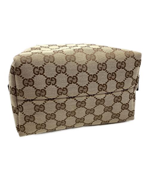 GUCCI（グッチ）GUCCI (グッチ) GGキャンバス　ハンドバッグ　203437の古着・服飾アイテム