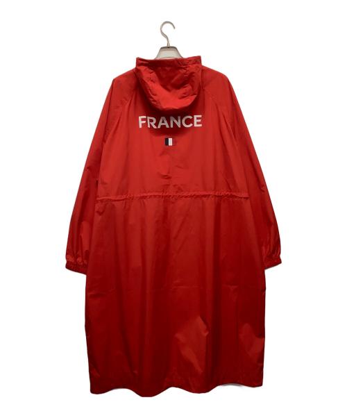 LACOSTE SPORT（ラコステスポーツ）LACOSTE SPORT (ラコステスポーツ) パッカブルコート レッド サイズ:62 未使用品の古着・服飾アイテム