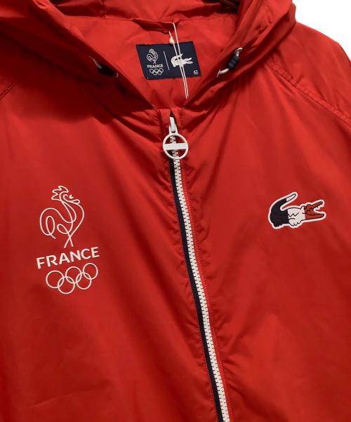 LACOSTE SPORT（ラコステスポーツ）LACOSTE SPORT (ラコステスポーツ) パッカブルコート レッド サイズ:62 未使用品の古着・服飾アイテム