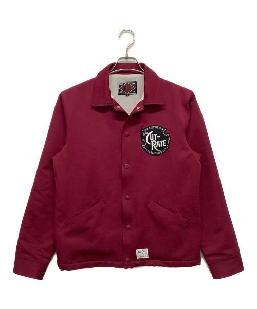 CUT-RATE（カットレイト）CUT-RATE (カットレイト) コーチジャケット ワインレッド サイズ:Sの古着・服飾アイテム