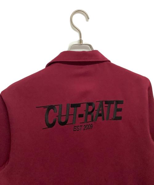 CUT-RATE（カットレイト）CUT-RATE (カットレイト) コーチジャケット ワインレッド サイズ:Sの古着・服飾アイテム
