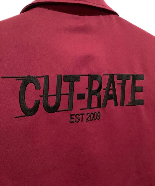 CUT-RATE（カットレイト）CUT-RATE (カットレイト) コーチジャケット ワインレッド サイズ:Sの古着・服飾アイテム