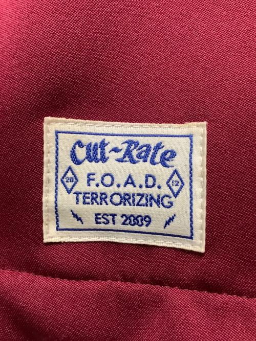 CUT-RATE（カットレイト）CUT-RATE (カットレイト) コーチジャケット ワインレッド サイズ:Sの古着・服飾アイテム