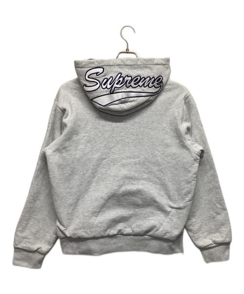 SUPREME（シュプリーム）Supreme (シュプリーム) Thermal Zip Up Sweatshirt グレー サイズ:Mの古着・服飾アイテム
