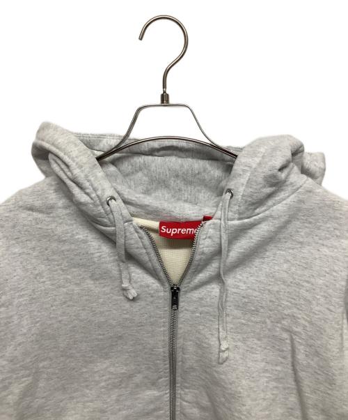 SUPREME（シュプリーム）Supreme (シュプリーム) Thermal Zip Up Sweatshirt グレー サイズ:Mの古着・服飾アイテム