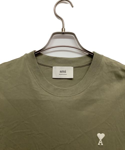 AMI PARIS（アミ パリス）AMI PARIS (アミ パリス) 半袖Tシャツ ベージュ サイズ:XLの古着・服飾アイテム