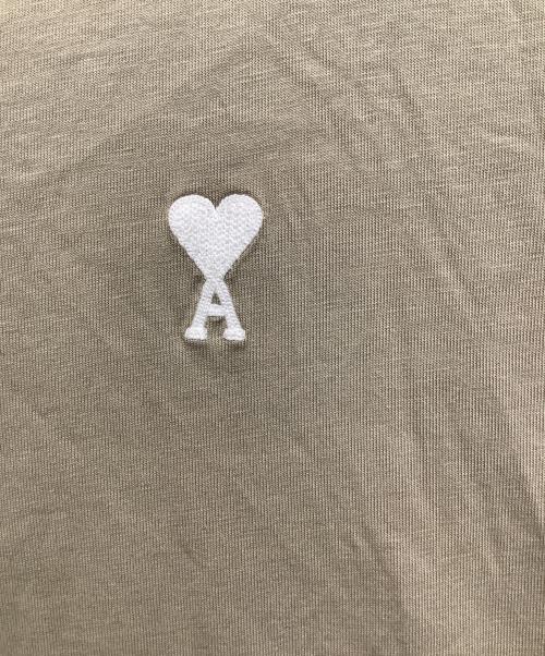 AMI PARIS（アミ パリス）AMI PARIS (アミ パリス) 半袖Tシャツ ベージュ サイズ:XLの古着・服飾アイテム