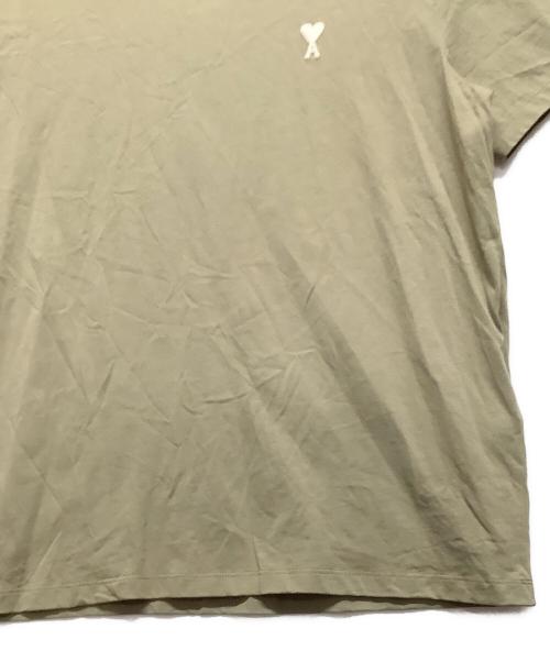 AMI PARIS（アミ パリス）AMI PARIS (アミ パリス) 半袖Tシャツ ベージュ サイズ:XLの古着・服飾アイテム