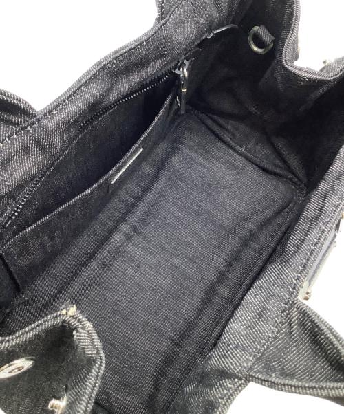 PRADA（プラダ）PRADA (プラダ) デニムロボットカナパハンドバッグ ブラックの古着・服飾アイテム
