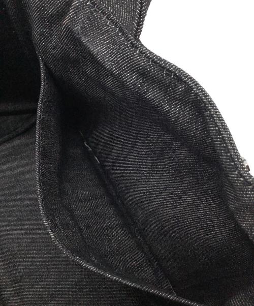 PRADA（プラダ）PRADA (プラダ) デニムロボットカナパハンドバッグ ブラックの古着・服飾アイテム
