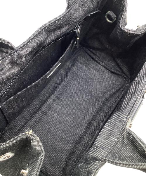 PRADA（プラダ）PRADA (プラダ) デニムロボットカナパハンドバッグ ブラックの古着・服飾アイテム