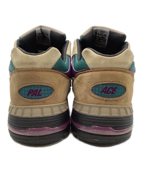 NEW BALANCE（ニューバランス）NEW BALANCE (ニューバランス) PALACE (パレス) スニーカー カーキ×グリーン×パープル サイズ:27cmの古着・服飾アイテム