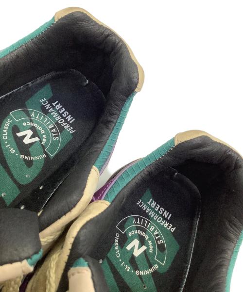 NEW BALANCE（ニューバランス）NEW BALANCE (ニューバランス) PALACE (パレス) スニーカー カーキ×グリーン×パープル サイズ:27cmの古着・服飾アイテム