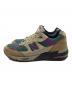 NEW BALANCE (ニューバランス) PALACE (パレス) スニーカー カーキ×グリーン×パープル サイズ:27cm：12000円