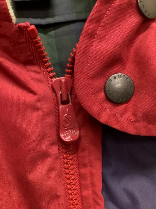 NAUTICA（ノーティカ）NAUTICA (ノーティカ) ダウンジャケット レッド サイズ:Sの古着・服飾アイテム