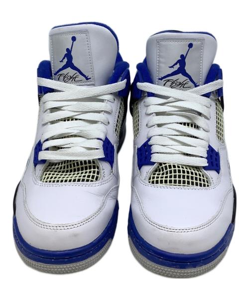 NIKE（ナイキ）NIKE (ナイキ) AIR JORDAN4 ホワイト×ブルー サイズ:26.5の古着・服飾アイテム