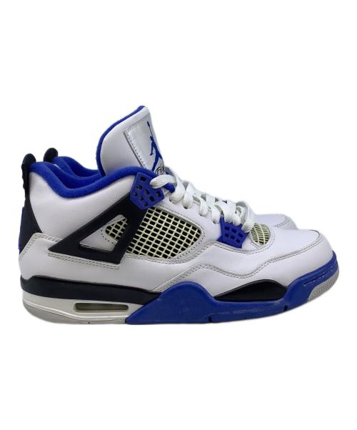NIKE（ナイキ）NIKE (ナイキ) AIR JORDAN4 ホワイト×ブルー サイズ:26.5の古着・服飾アイテム