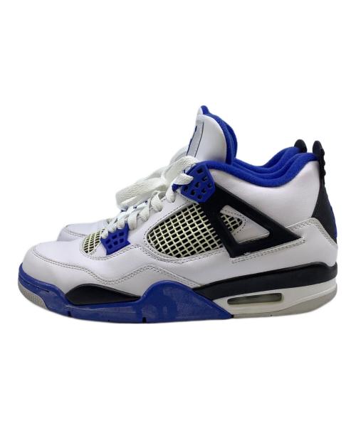 NIKE（ナイキ）NIKE (ナイキ) AIR JORDAN4 ホワイト×ブルー サイズ:26.5の古着・服飾アイテム