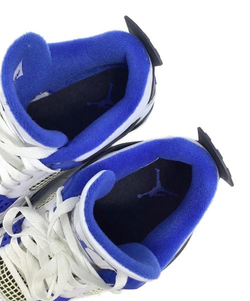 NIKE（ナイキ）NIKE (ナイキ) AIR JORDAN4 ホワイト×ブルー サイズ:26.5の古着・服飾アイテム