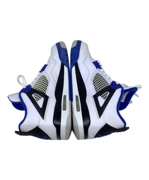 NIKE（ナイキ）NIKE (ナイキ) AIR JORDAN4 ホワイト×ブルー サイズ:26.5の古着・服飾アイテム